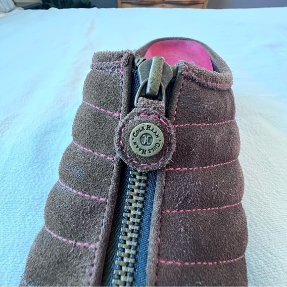 Cole Haan Air Dade Waterproof Mule Clogs Brown Suede Leather Women’s 10 - Picture 9 of 11